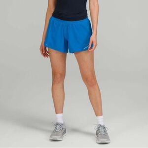 Lululemon Hotty Hot Low-Rise Lined Short 4" - Poolside Blue